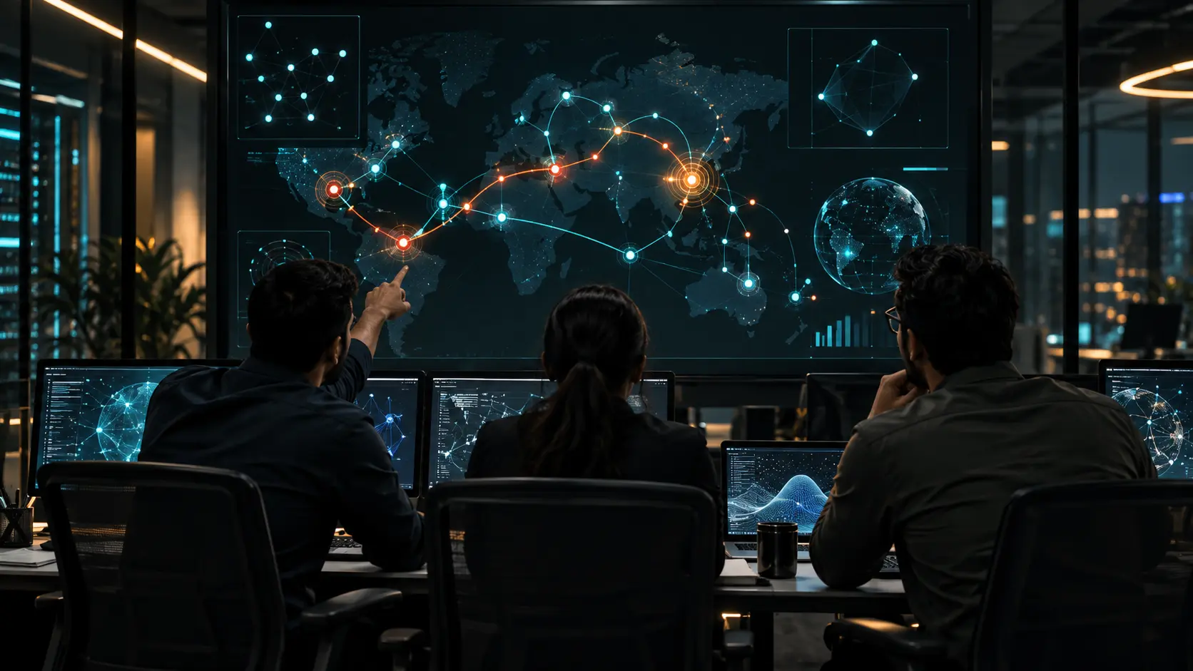Representative offensive security team collaboration